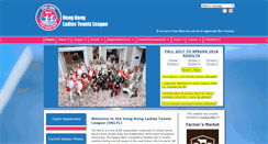 Desktop Screenshot of hkladiestennis.com
